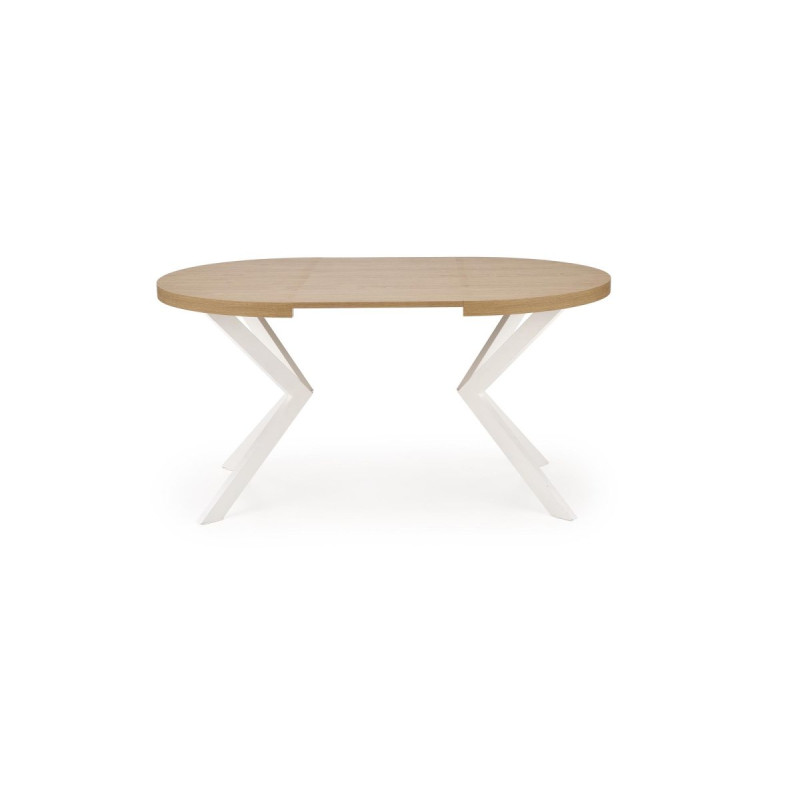 Table extension PERONI gold oak/white