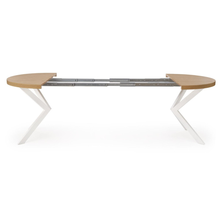 Table extension PERONI gold oak/white