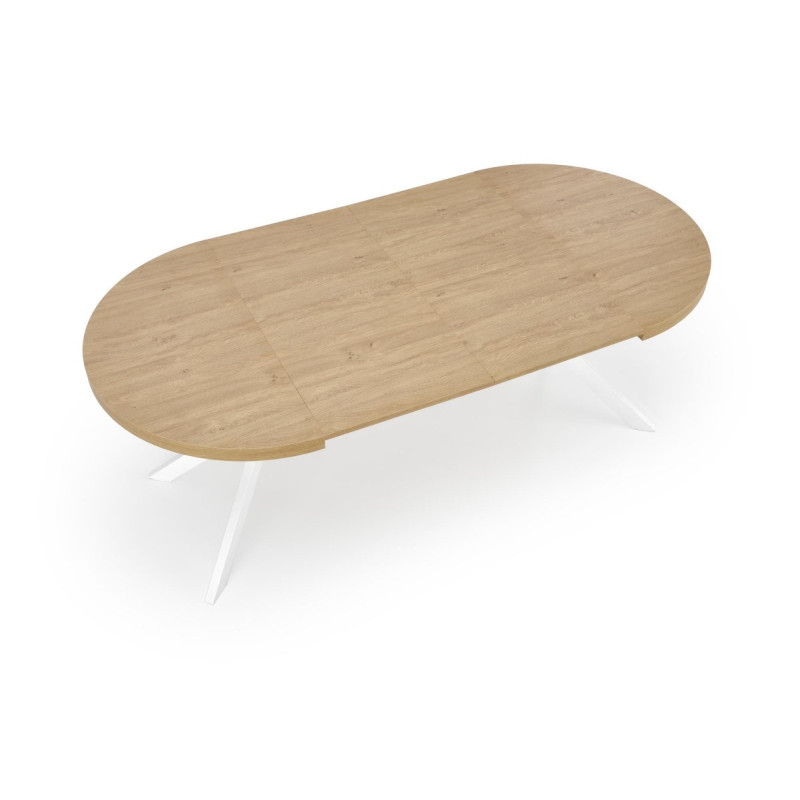 Table extension PERONI gold oak/white