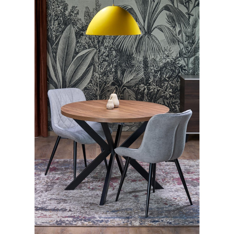 Table extension PERONI walnut/black