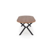 Table extension PERONI walnut/black