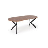 Table extension PERONI walnut/black