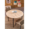 Table extension PIVOT top - artiSofan oak legs - black