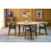 Table extension PIVOT top - artiSofan oak legs - black