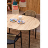 Table extension PIVOT top - artiSofan oak legs - black