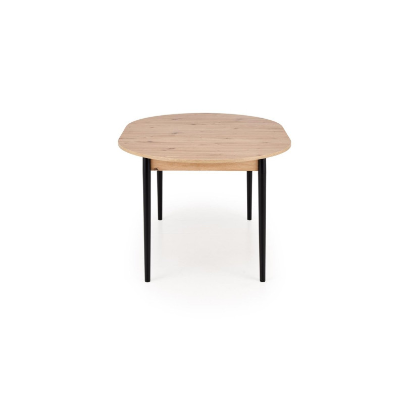 Table extension PIVOT top - artiSofan oak legs - black