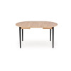 Table extension PIVOT top - artiSofan oak legs - black