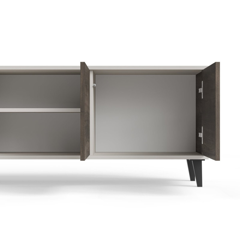 TV-alus RANDOM 2 RTV-3 200 cm kašmiir/pähkel/must