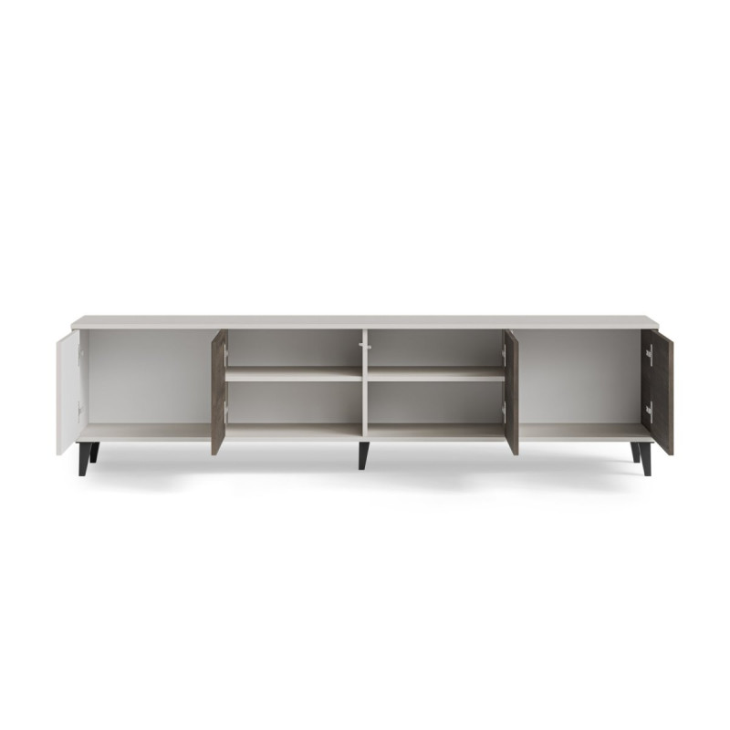 TV-alus RANDOM 2 RTV-3 200 cm kašmiir/pähkel/must