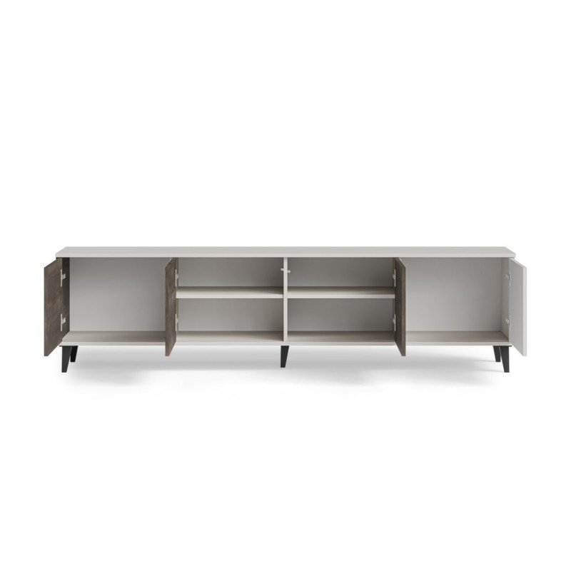 TV-alus RANDOM 2 RTV-3 200 cm kašmiir/pähkel/must