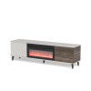 TV-alus RANDOM 2 RTV-K with fireplace 180 cm kašmiir/pähkel/must