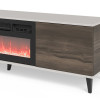 TV-alus RANDOM 2 RTV-K with fireplace 180 cm kašmiir/pähkel/must