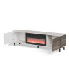 TV-alus RANDOM 2 RTV-K with fireplace 180 cm kašmiir/pähkel/must