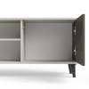 TV-alus RANDOM 2 RTV-K with fireplace 180 cm kašmiir/pähkel/must