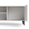 TV-alus RANDOM 2 RTV-K with fireplace 180 cm kašmiir/pähkel/must