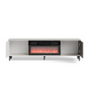 TV-alus RANDOM 2 RTV-K with fireplace 180 cm kašmiir/pähkel/must