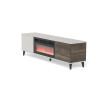 TV-alus RANDOM 2 RTV-K with fireplace 180 cm kašmiir/pähkel/must