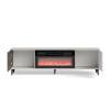 TV-alus RANDOM 2 RTV-K with fireplace 180 cm kašmiir/pähkel/must