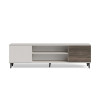 TV-alus RANDOM 2 RTV-K with fireplace 180 cm kašmiir/pähkel/must