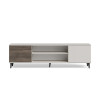 TV-alus RANDOM 2 RTV-K with fireplace 180 cm kašmiir/pähkel/must