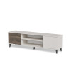 TV-alus RANDOM 2 RTV-K with fireplace 180 cm kašmiir/pähkel/must