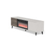 TV-alus RANDOM 2 RTV-K with fireplace 180 cm kašmiir/pähkel/must