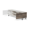 TV-alus RANDOM 2 RTV-K with fireplace 180 cm kašmiir/pähkel/must