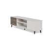 TV-alus RANDOM 2 RTV-K with fireplace 180 cm kašmiir/pähkel/must