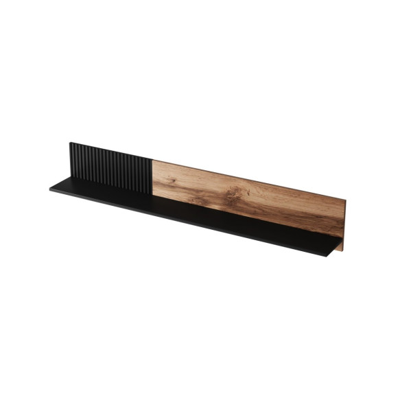 Hanging shelf RANDOM P-1 wotan oak/black