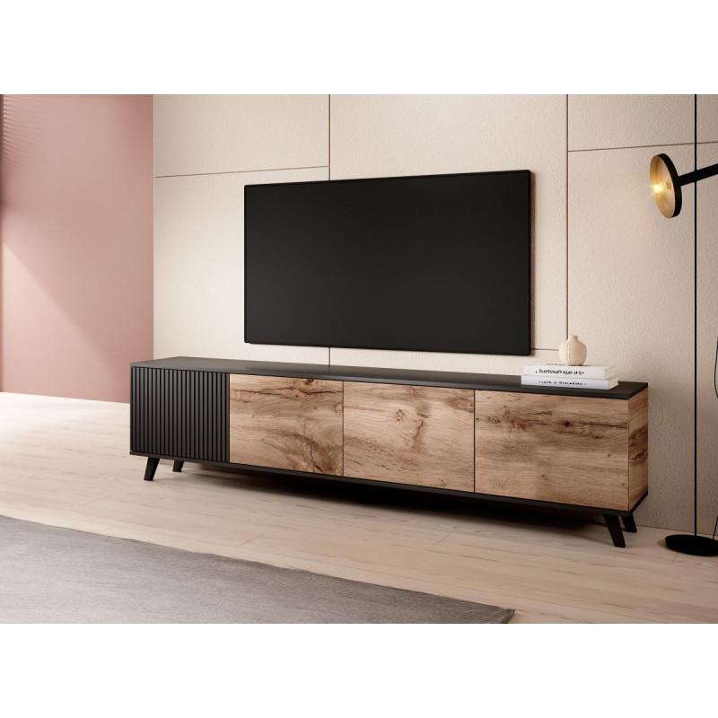 TV-alus RANDOM RTV-3 200 cm wotan tamm/must