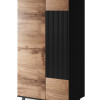 Wardrobe RANDOM S-1 wotan oak/black