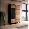 Wardrobe RANDOM S-1 wotan oak/black