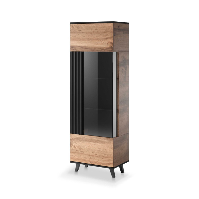 Vitriinkapp RANDOM 2 W-1 tamm/must