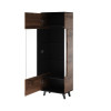 Vitriinkapp RANDOM 2 W-1 tamm/must