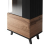 Vitriinkapp RANDOM 2 W-1 tamm/must