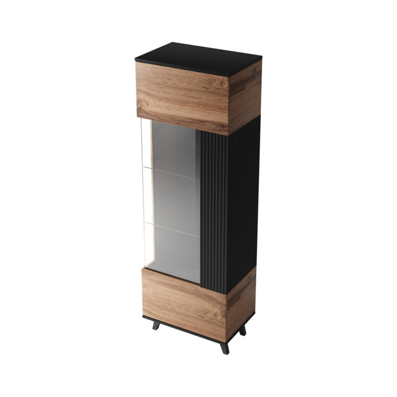 Vitriinkapp RANDOM 2 W-1 tamm/must