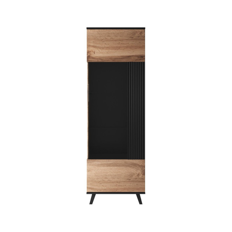 Vitriinkapp RANDOM 2 W-1 tamm/must