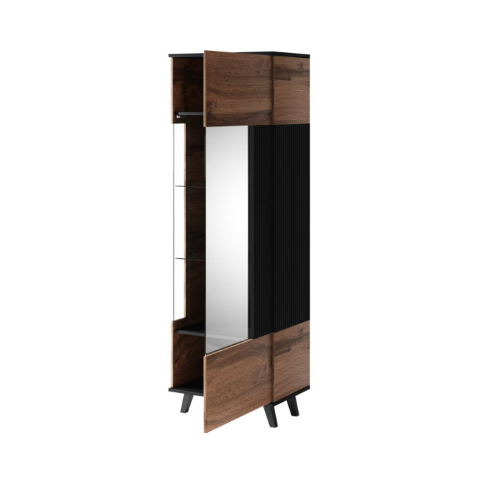 Vitriinkapp RANDOM 2 W-1 tamm/must