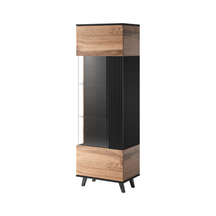Vitriinkapp RANDOM 2 W-1 tamm/must
