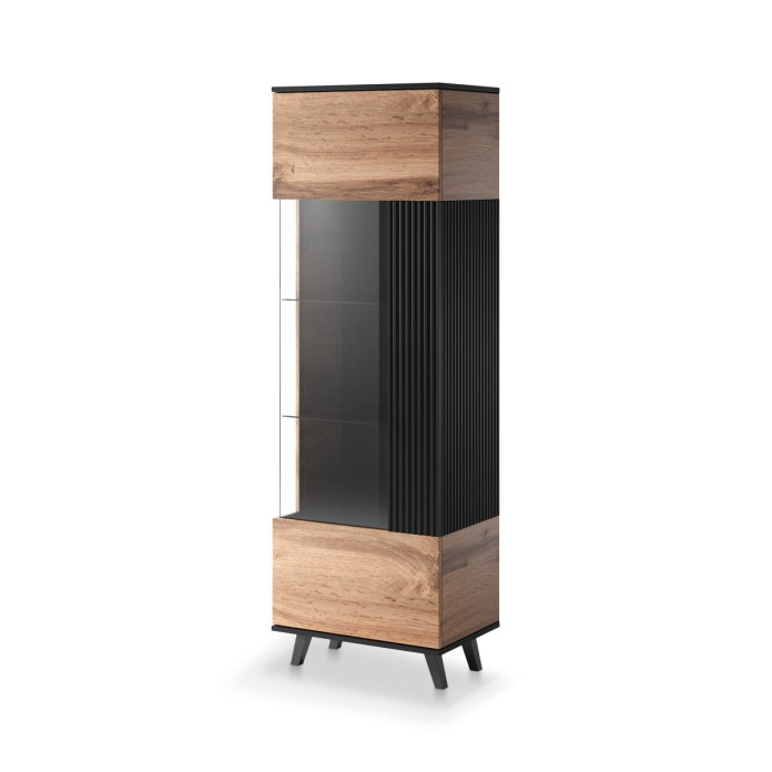 Vitriinkapp RANDOM 2 W-1 tamm/must