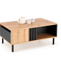 Coffee table SONIA artiSofan oak/black