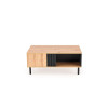 Coffee table SONIA artiSofan oak/black