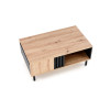Coffee table SONIA artiSofan oak/black