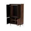 Wardrobe SWING S-1 walnut/black