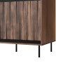 Wardrobe SWING S-1 walnut/black