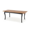 Table WINDSOR extension color dark oak/black