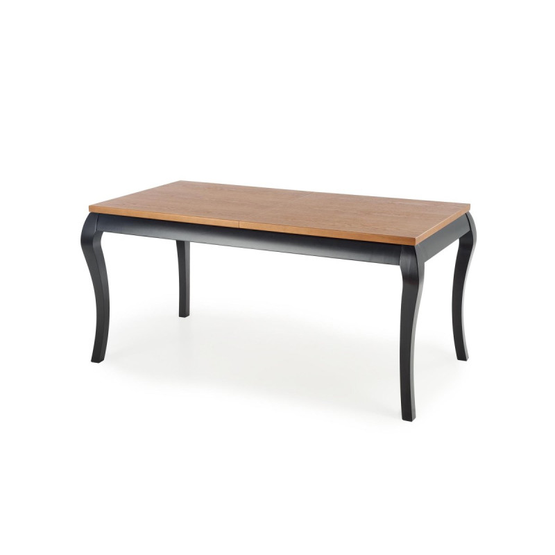 Table WINDSOR extension color dark oak/black
