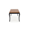Table WINDSOR extension color dark oak/black