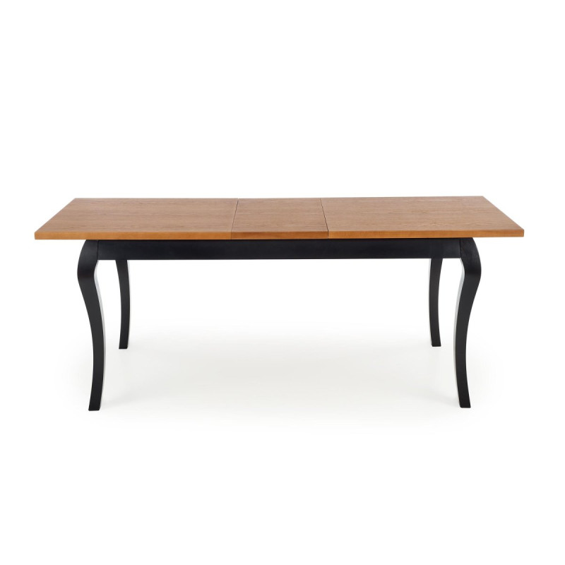 Table WINDSOR extension color dark oak/black