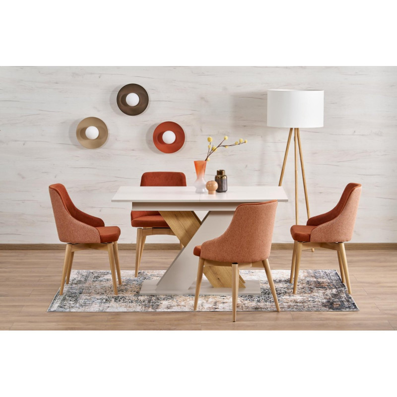 Table XARELTO extension cashmere/cremona oak